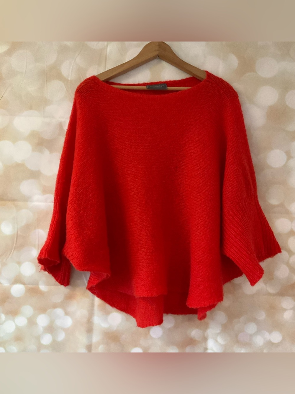 Wooden Ships Orange Knit Shrug